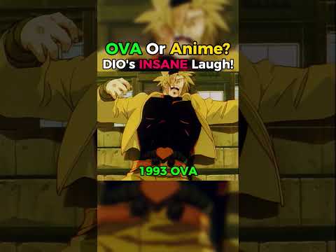 OVA vs. Anime: DIO's INSANE Laugh! | #jojo #dio