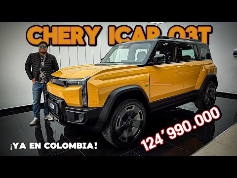 ¡LLEGÓ A COLOMBIA! 🇨🇴 Nuevo Chery iCar 03T🔥Precio, Autonomía de +800 km y Primer Vistazo