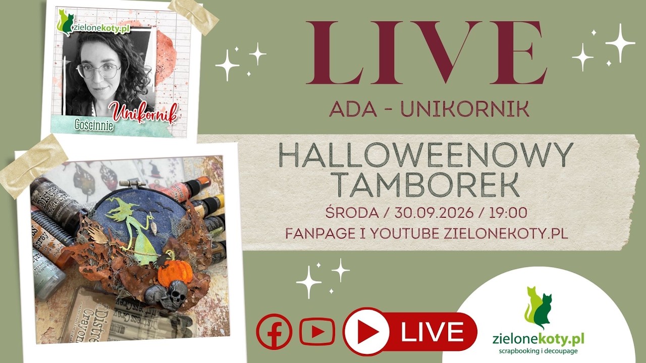 Tamborek na Halloween - z transmisji LIVE | Ada - Unikornik