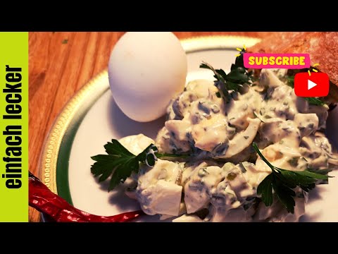 Eierhäckerle  Omas bester Eiersalat 🥚🥗 schnell & lecker zubereitet  einfach lecker