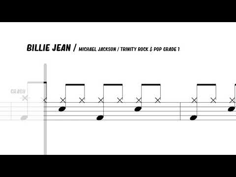 How to Play Billie Jean   Michael Jackson On Drums   Trinity Rock & Pop Grade 1