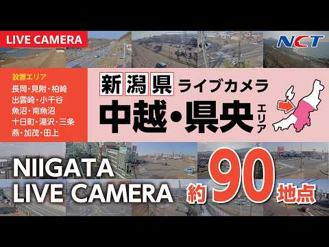 新潟県内の道路情報のライブカメラ映像