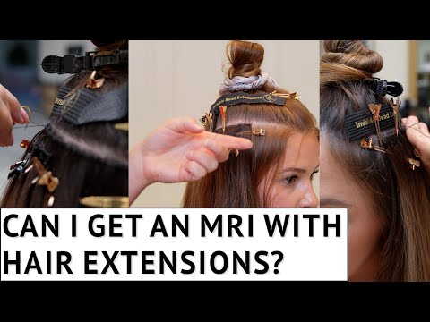 Part of a video titled Can YOU get an MRI with hair extensions?! - YouTube