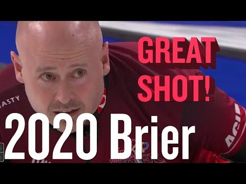 Kevin Koe (CAN) - Thin triple FTW vs. McEwen (WC) - 2020 Tim Hortons Brier