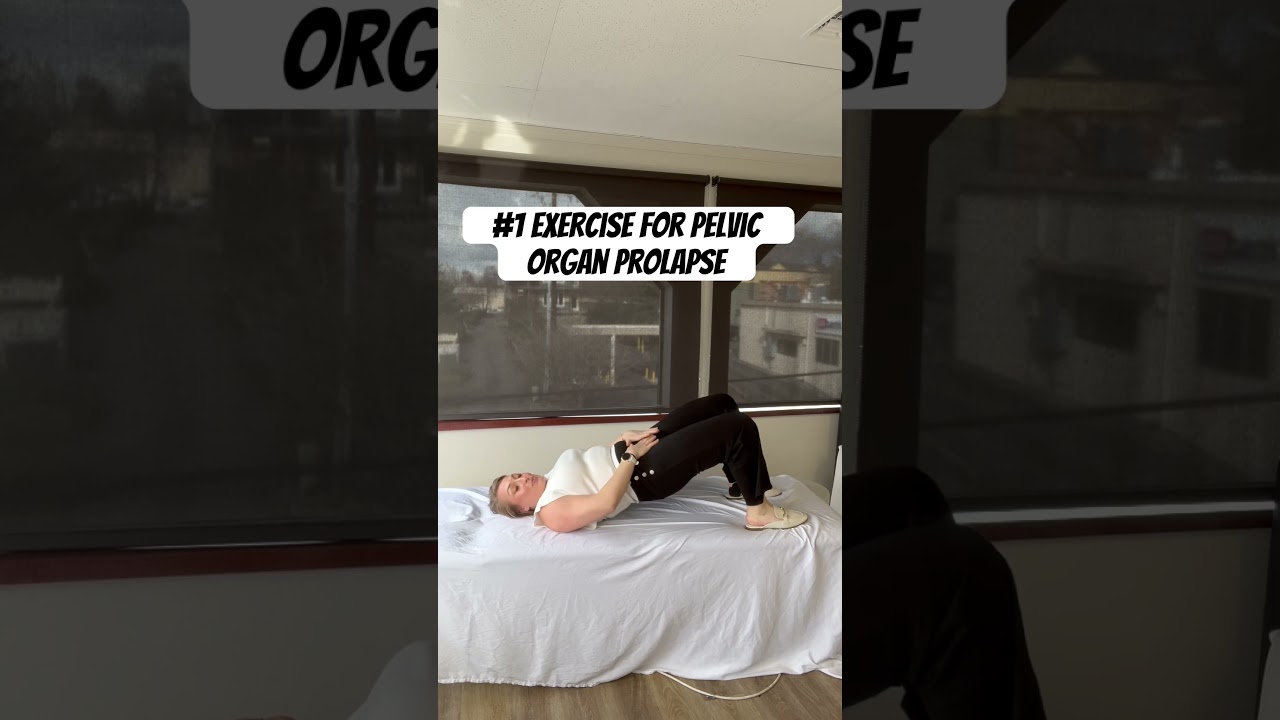 Easy Exercise To Help A Pelvic Organ Prolapse #pregnancy #postpartum #womenshealth #fitness