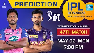 KKR vs RR 47 Match Prediction IPL 2022, KOL vs RR Full Analysis Playing XI