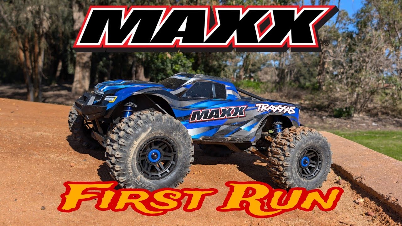 Traxxas Maxx V2 first run .... toughest 4s monster truck