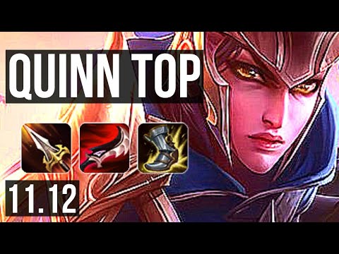 QUINN vs LUCIAN (TOP) | 2.6M mastery, 8 solo kills, 17/3/7, Godlike | EUW Master | v11.12