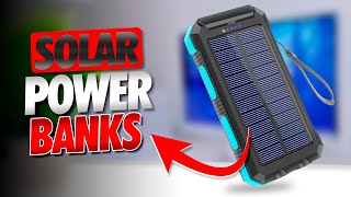 🔥 Top 5 Best SOLAR POWER BANKS on Amazon [2025] ✅ [Cheap] For Camping / With Flashlight / Waterproof