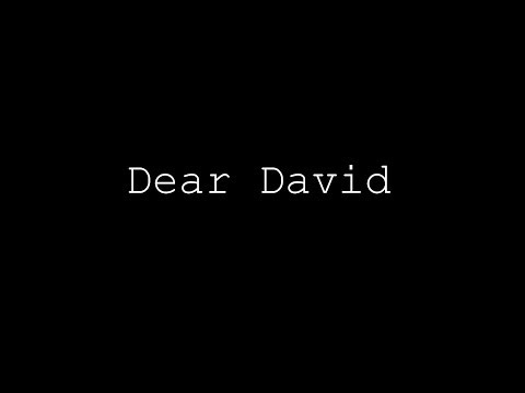 Dear David Teaser Trailer