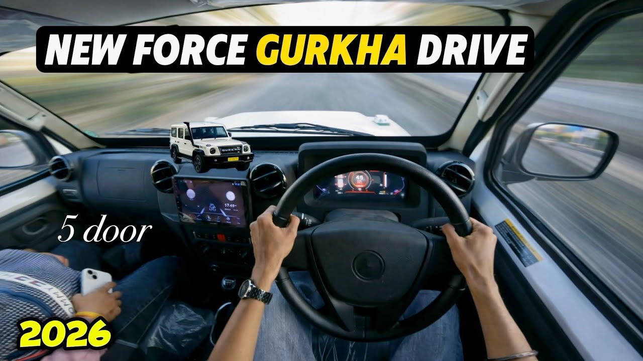 New Force Gurkha 5 Door Drive Review 2026 | Force Gurkha 7 Seater Drive