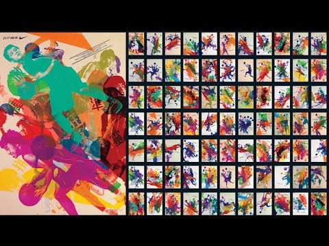 ポスターが、バトルフィールドになった / NIKE「PAPER BATTLEFIELD」