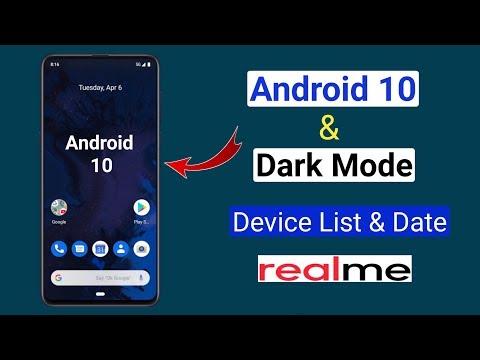 Android 10 & Dark Mode Update For Realme Device List & Date Confirmed