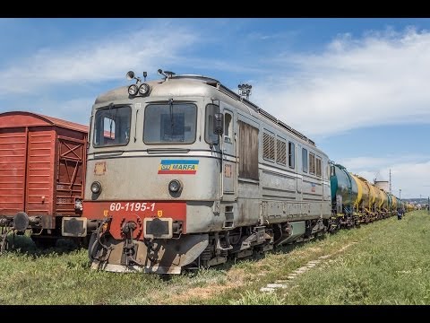 [HEAVY TANKER TRAIN] 60-1195-1 with 2864 tones chemical train, assisted by 60-1045-8 !!!