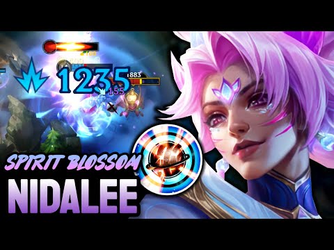 WILD RIFT NIDALEE - SPIRIT BLOSSOM NIDALEE GAMEPLAY - SOVEREIGN RANKED