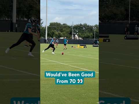 Jacksonville Jaguars Kicker Cam Little is Good from 61 🤯