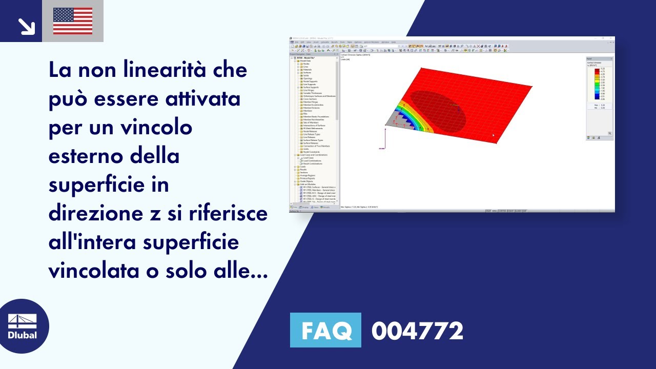 [IT] FAQ 004772 | La non linearità che può essere attivata per un vincolo esterno della superficie in direzione z...