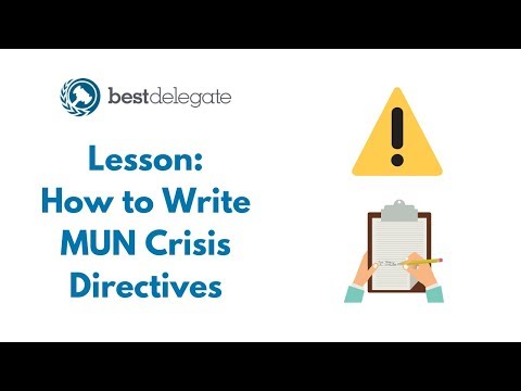 How to Write Model UN Crisis Directives
