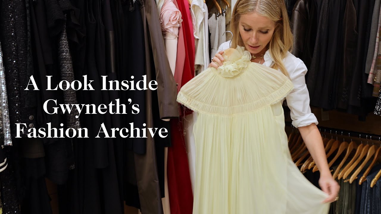 Inside Gwyneth Paltrow's 90s Fashion Archive - YouTube