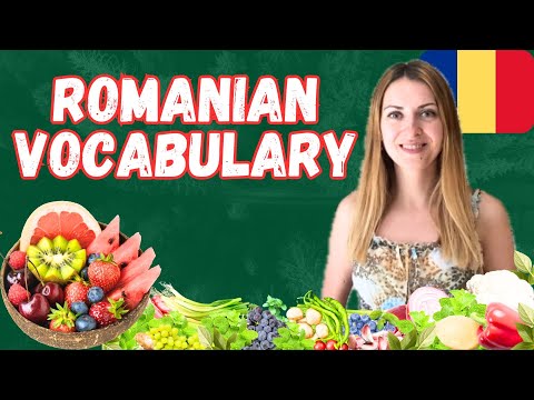 Romanian Vocabulary: Fruits and Vegetables with Pictures 🍍🍅