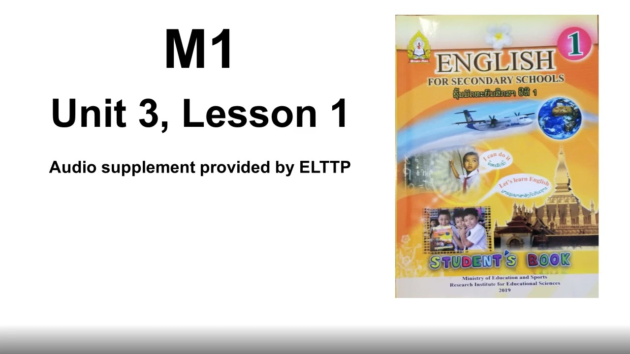 M1 Unit 3 Lesson 1