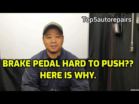 Brake Pedal Hard To Press Here Is Why