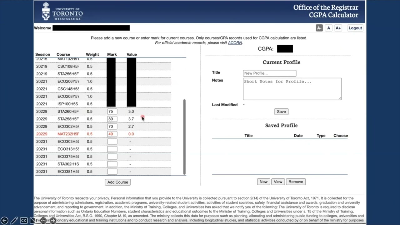 How to Use the CGPA Calculator