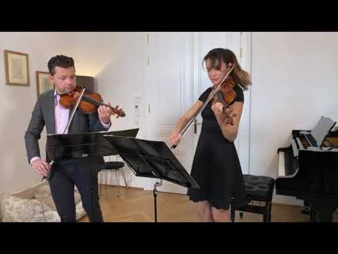 Julian Rachlin and Sarah McElravy from home