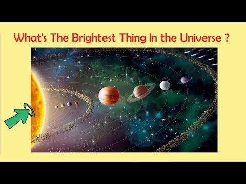 What’s The Brightest Thing In the Universe ?