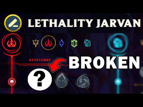 THIS RUNE MAKES LETHALITY JARVAN BROKEN