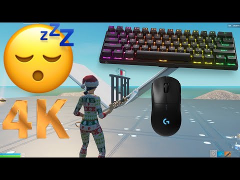 SteelSeries Apex Pro Mini ASMR 😴 1v1 Build Fights 🏆 Satisfying Keyboard Fortnite 240 FPS 4K