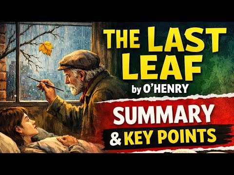 THE LAST LEAF by O' HENRY (WILLIAM SIDNEY PORTER) - SUMMARY & KEY POINTS