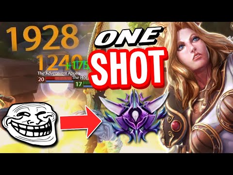 This Jungle Athena Build ONE SHOTS PEOPLE in SMITE!