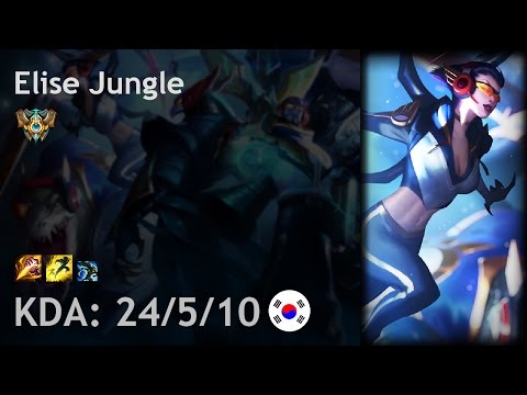 Elise Jungle vs Lee Sin - KR Challenger Patch 7.9