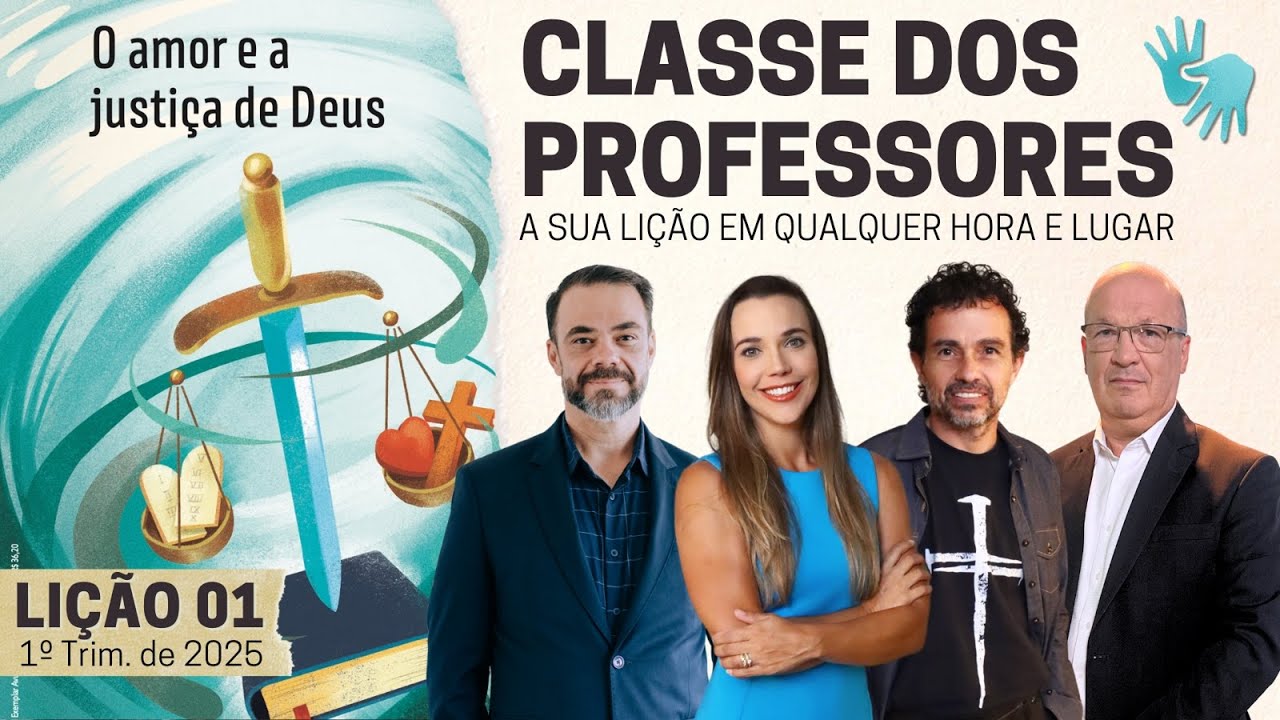 Lição 01 | Deus ama com generosidade | Classe dos Prof - Libras (1º trim. 2025)