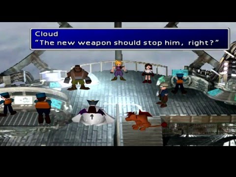 Final Fantasy 7 (PC) Part 82 Diamond Weapon Attacks Midgar and The Northern Crater Barrier Destroyed