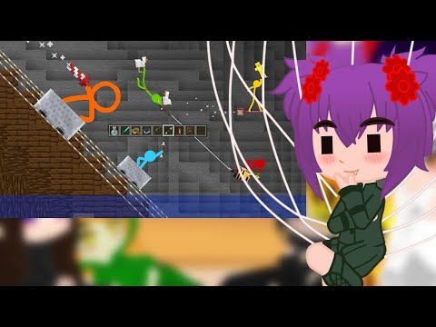 Mob Talker React To Ultimate Minecart Race by Alan Becker