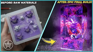 Ultimate POKEMON GENGAR lamp | AmazingTrungX DIY Epoxy Resin Diorama