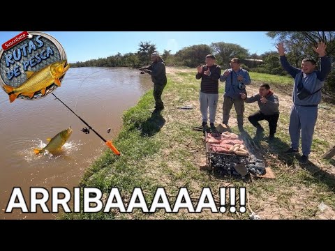 🔥TIRO A TIRO🔥🎣 ESTE LUGAR SORPRENDE DE NUEVO!! PESCA, COCINA Y AVENTURA EN LOS GOMEZ. MUCHO PIQUE