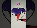 melting heart 🔮VS❣️|| #satisfying_art #creative_art #trending #quickdraw #shorts