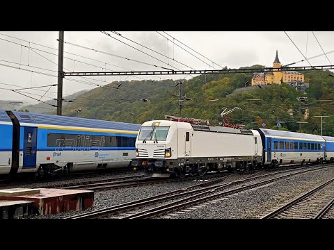 Czech Railways: Trains in Ustecky kraj 🇨🇿 | České dráhy | 2023
