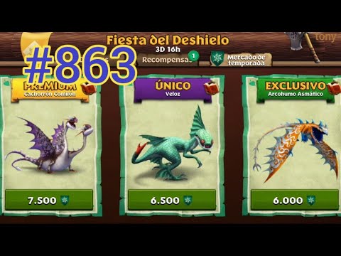 Dragones, Resurgir de Mema "Cap. 863 - La Fiesta del Deshielo: Veloz y Mordisquitos" Tony