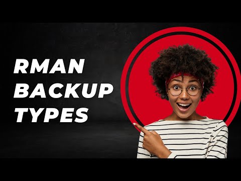 Types of RMAN backups and RMAN components