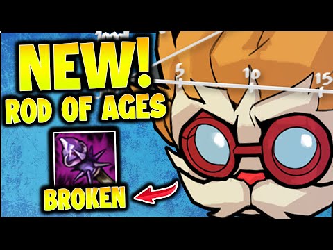 NEW ROD OF AGES IS GIGA BROKEN! (HEIMERDINGER CONSTANTLY HEALS BY JUST PLACING TURRETS?) - SEASON 13