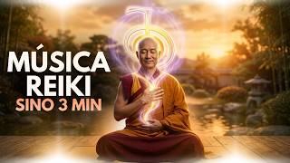 🔔 MÚSICA PARA APLICAÇÃO DE REIKI — Com Sino a Cada 3 Minutos
