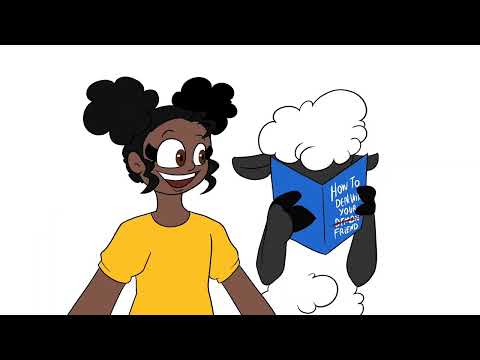 Amanda the adventure in nutshell👧🏾🐑