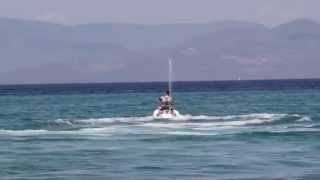 preview picture of video 'jet ski in greece, chalkidiki, pefkochori'