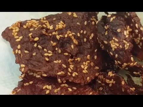 C/w Nana: Lao Sweet Beef Jerky (ຊີ້ນສະຫວັນ == Seen Savanh)