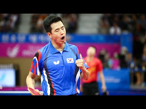 Joo Sae-hyuk vs. Ma Long | 2014 Asian Games | Men's Team Final | South Korea vs. China | Highlights