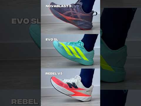 New Balance FuelCell Rebel v5 vs Adidas Adizero Evo SL vs ASICS Novablast 5